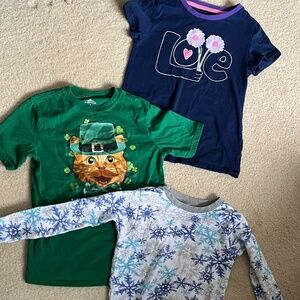 3-Piece Kids Top Set (Size M) – Honest Baby, St. Patrick’s Day Tee & Epic Thread